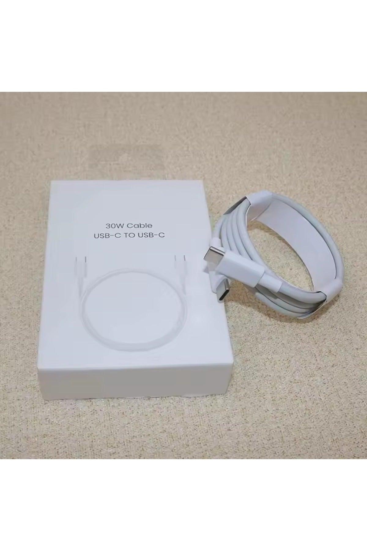 USB C veri kablosu tip-c hızlı şarj şarj aleti kablosu kutu ile