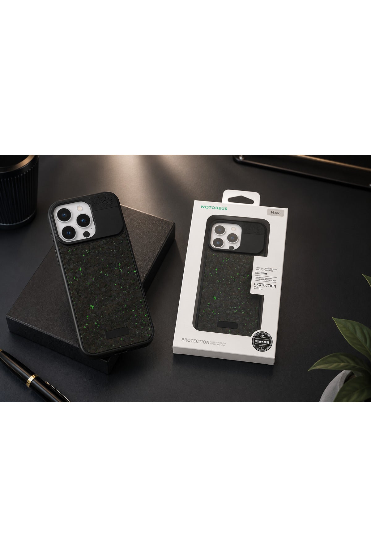 iPhone 16 Pro Max Uyumlu MagSafe Aromaterapi Telefon Kılıfı Kamera Korumalı Premium Metal Çerçeveli Darbe Emici
