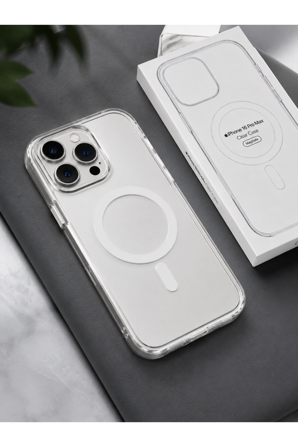 iPhone 16 Pro Max Uyumlu Hologramlı MagSafe Şeffaf Telefon Kılıfı Kamera Korumalı Premium Darbe Emici Kılıf
