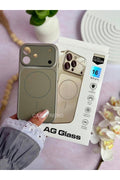 iPhone (15 Pro Max) uyumlu AG Glass MagSafe Destekli 17 Pro Max Dönüştürücü Kılıf