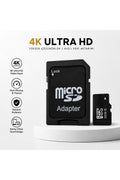 32GB Micro SD Hafıza Kartı + SD Adaptör UHS-I Class 10 4K Ultra HD Kamera Telefon Drone Aksiyon Kamera Uyumlu