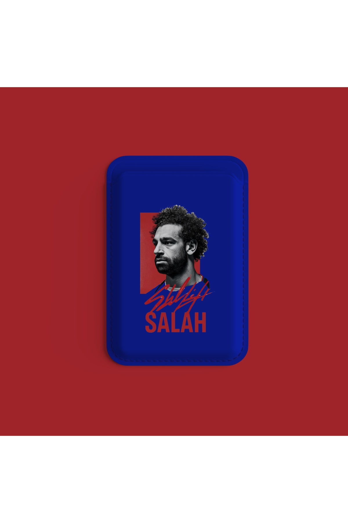 Premium M.Salah Tasarım MagSafe Uyumlu Manyetik Telefon Kartlığı – Vegan Deri – İnce Tasarım