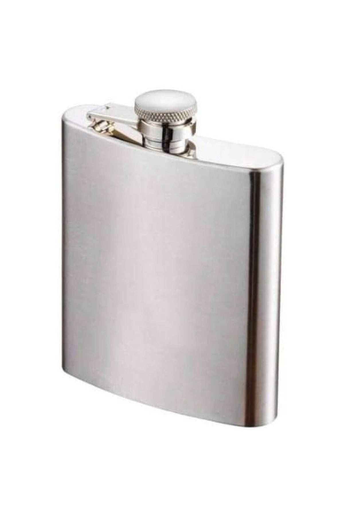 Paslanmaz Çelik 6 Oz 177 ml Cep Matarası İçki Viski Matarası Kapaklı