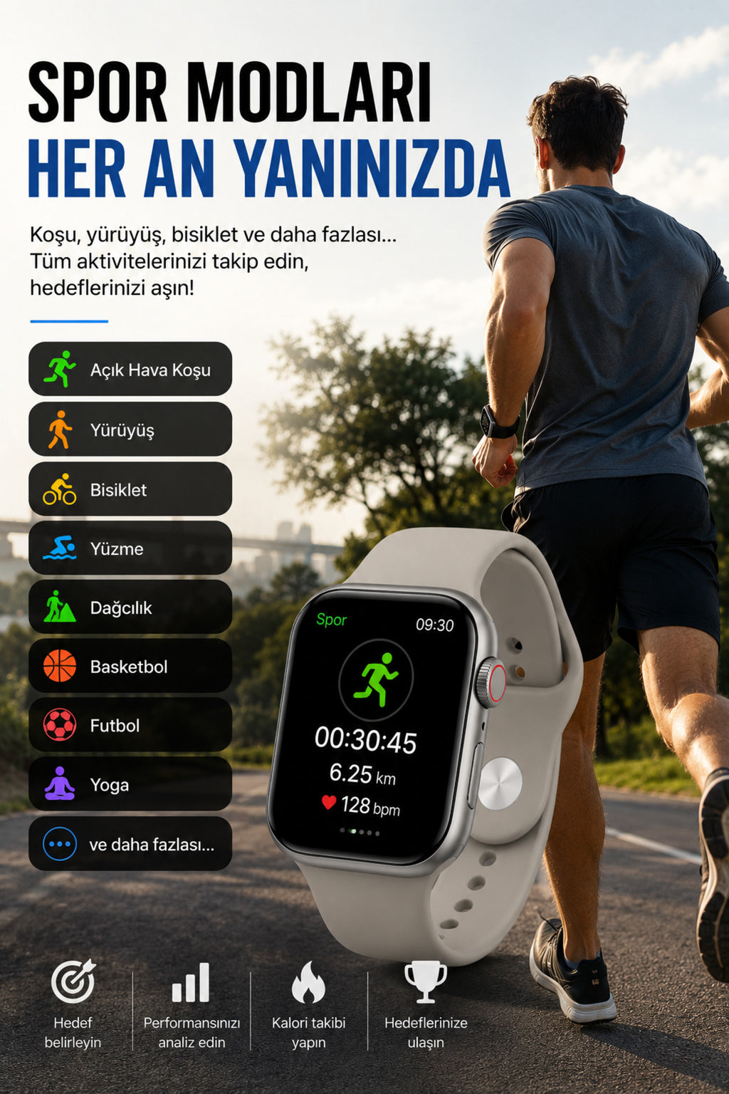 HK11 Ultra 3 AMOLED Akıllı Saat AI ChatGPT GPS NFC Bluetooth Arama 4GB Hafıza Premium