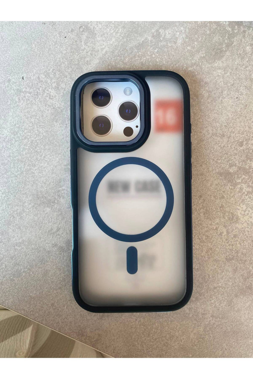 iPhone 16 Pro Max Uyumlu MagSafe Kılıf Mat Şeffaf Darbe Korumalı Kamera Korumalı Krom Çerçeveli Premium Silikon Telefon Kılıf