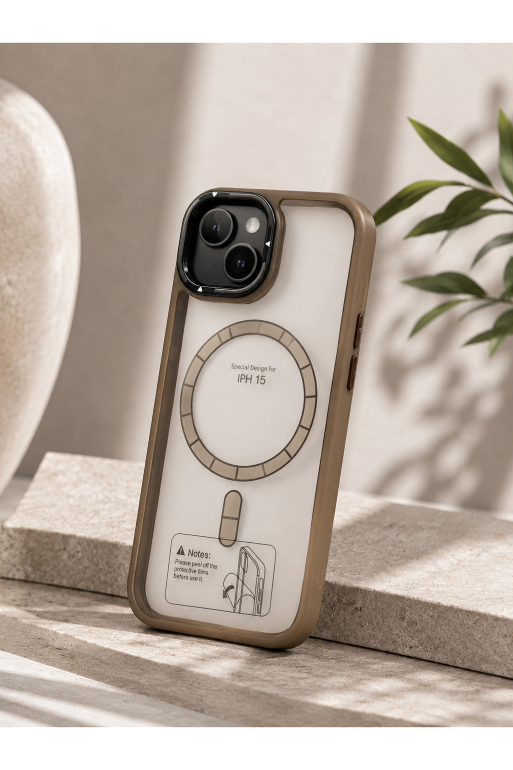 iPhone 15 Uyumlu MagSafe Şeffaf Kamera Korumalı Darbe Emici Silikon Telefon Kılıfı Lens Korumalı