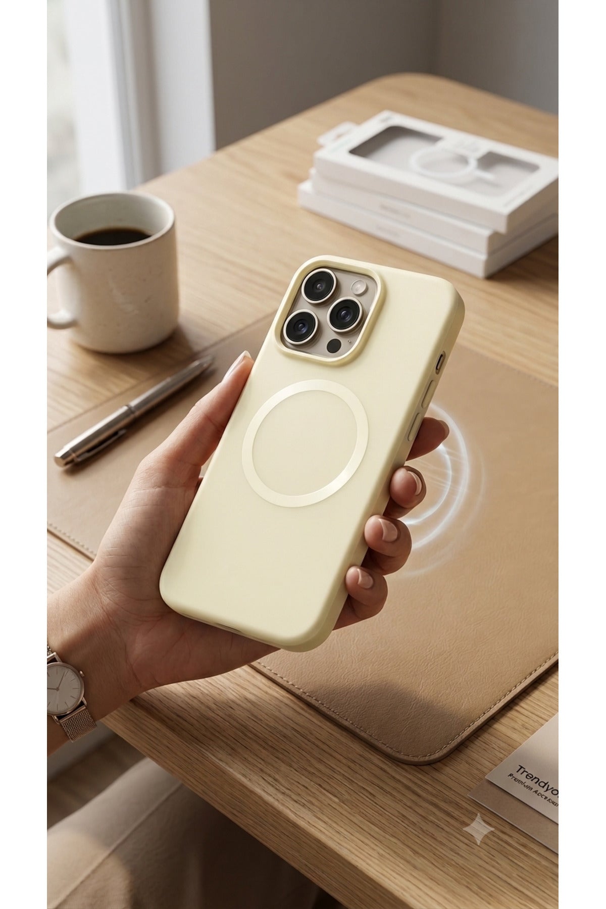 iPhone 16 Pro Kılıf Magsafe Özellikli Soft Silikon Kılıf Kamera Korumalı Kadife İç Yüzey Mat Premium Koruma