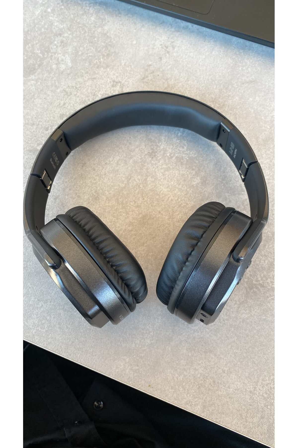 Bluetooth Kulaklık Kablosuz Hoparlör 2'si 1 Arada AUX Destekli Mikrofonlu Katlanabilir Stereo Kulaklık