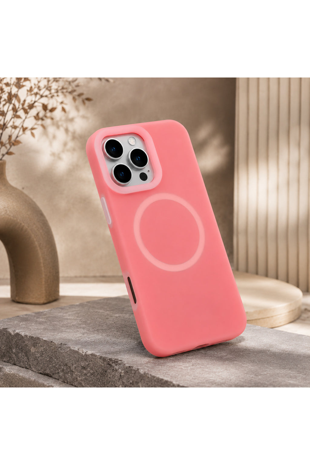 iPhone 16 Pro Kılıf Magsafe Özellikli Soft Silikon Kılıf Kamera Korumalı Kadife İç Yüzey Mat Premium Koruma