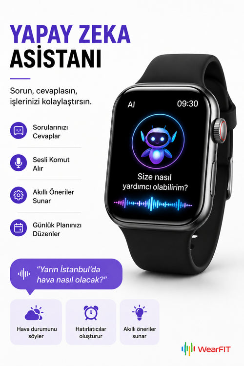 HK11 Ultra 3 AMOLED Akıllı Saat AI ChatGPT GPS NFC Bluetooth Arama 4GB Hafıza Premium
