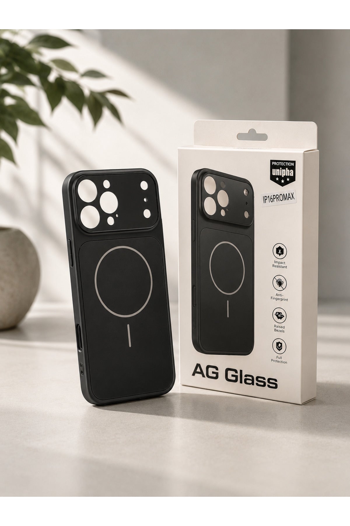 iPhone 16 ProMax Uyumlu 17 Pro Max Görünümlü Premium Çevirici Kamera Korumalı MagSafe Destekli Kılıf