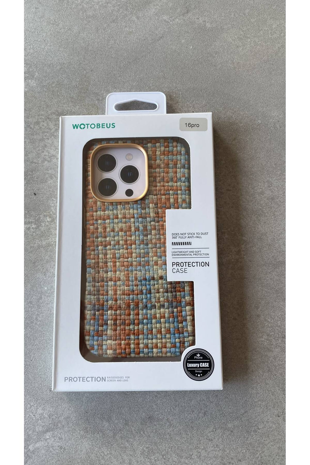 İphone 16 Pro Uyumlu Premium Karbon Örgü Dokulu MagSafe Uyumlu iPhone Kılıf Kadife İç Yüzey Darbe Korumalı Bej Mavi Kahve