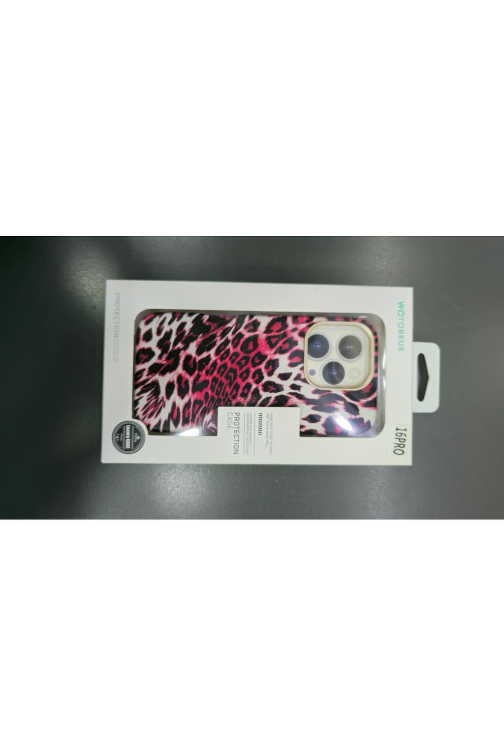 iPhone 16 Pro Uyumlu MagSafe Destekli Leopar Desenli Suni Deri İçi Kadife Premium Kılıf Darbe Korumalı