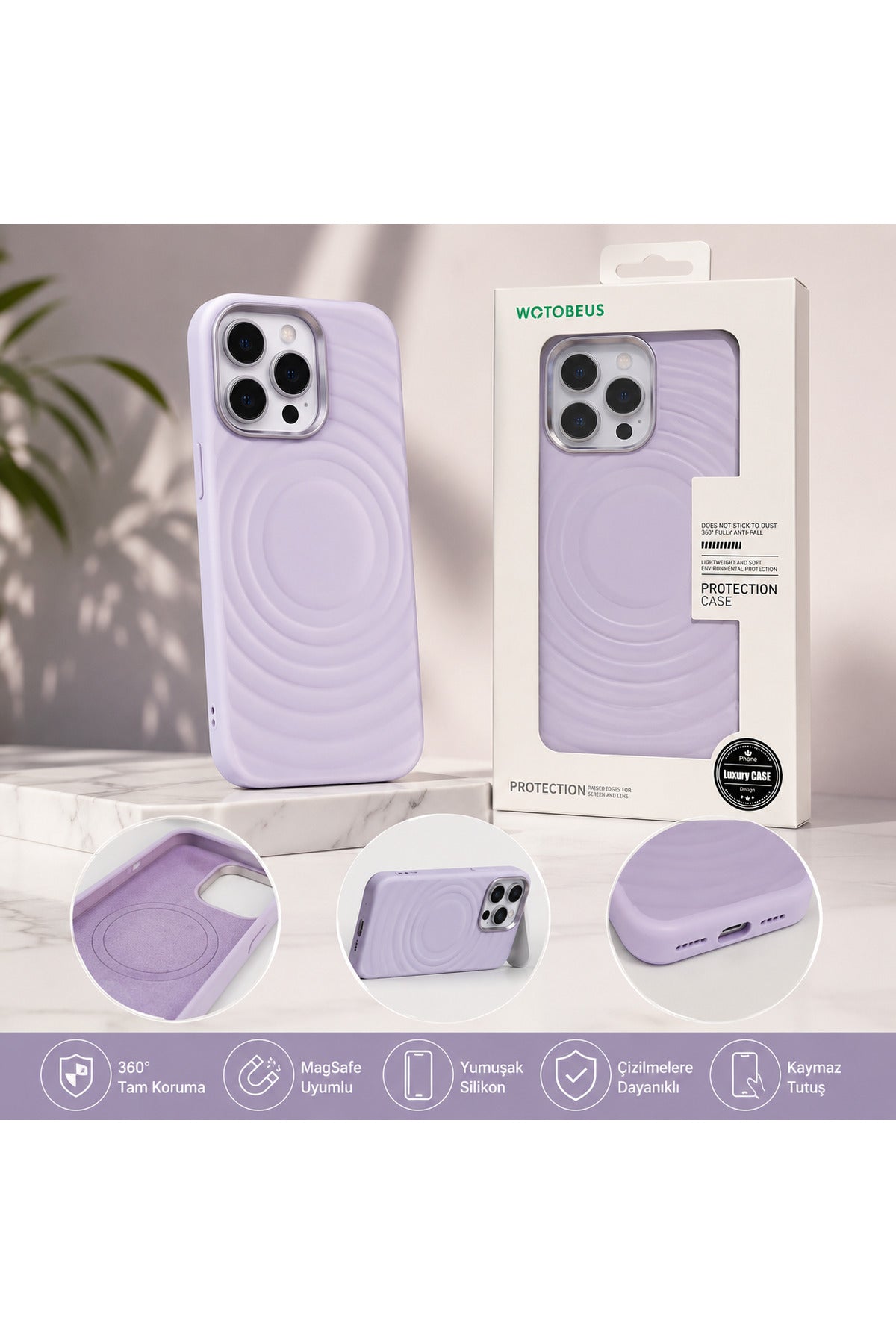 İphone 16 Pro Max Uyumlu Damla Simge Premium MagSafe Uyumlu Silikon Telefon Kılıfı