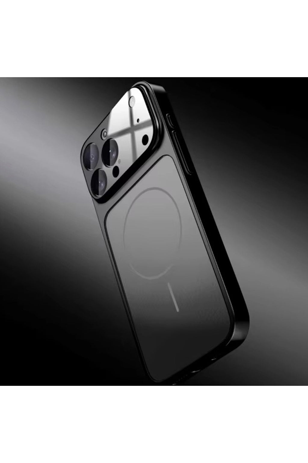 iPhone 14 Uyumlu 17 Pro Max Görünümlü Çevirici Kamera Korumalı MagSafe Destekli Kılıf