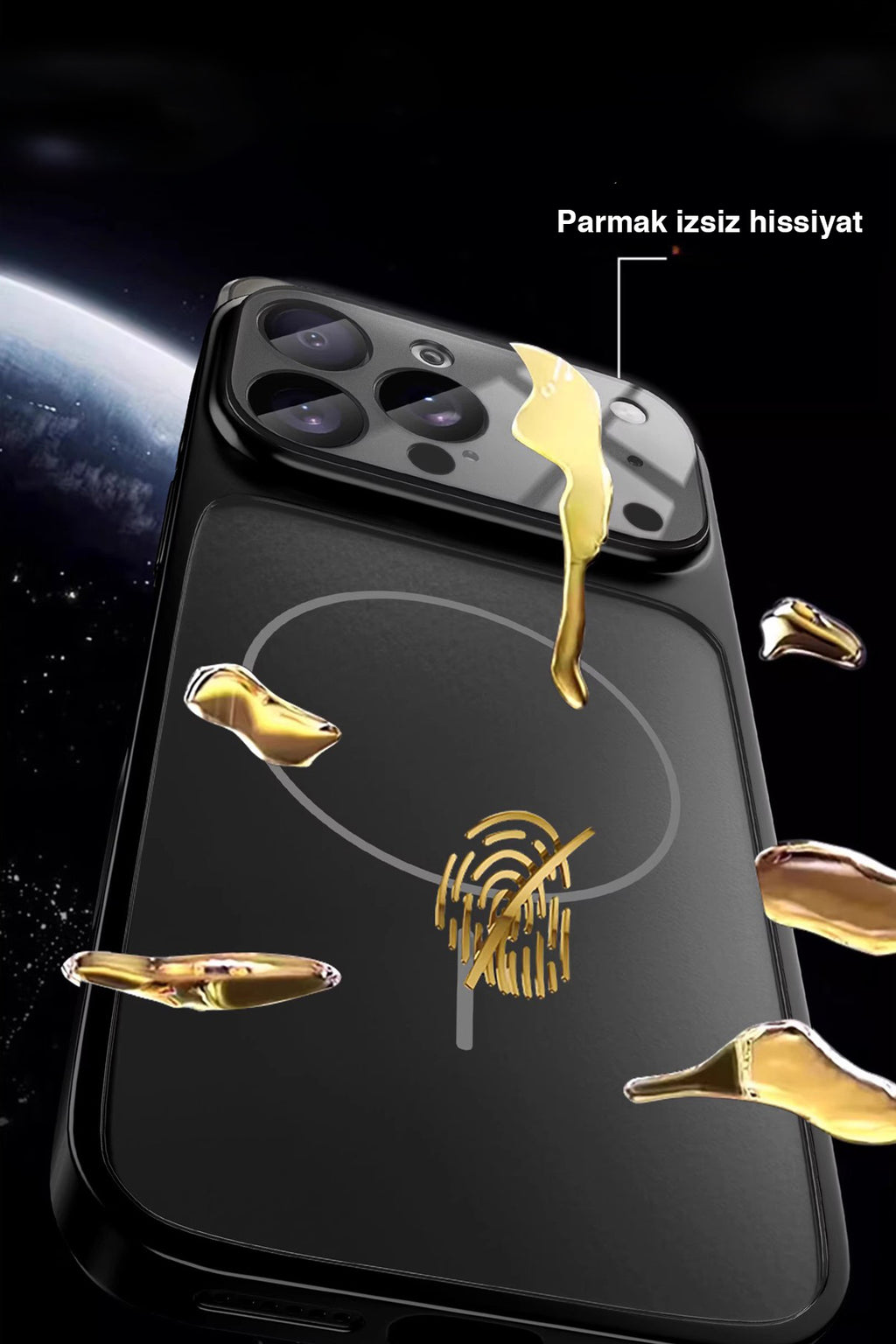 iPhone 15 Pro Max Uyumlu 17 Pro Max Görünümlü Çevirici Kamera Koruma Magsafe Telefon Kılıfı Kapak