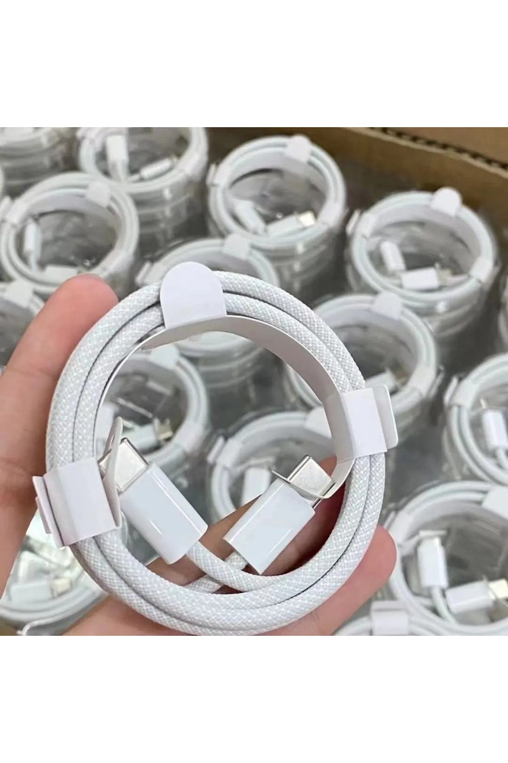 USB C veri kablosu tip-c hızlı şarj şarj aleti kablosu kutu ile