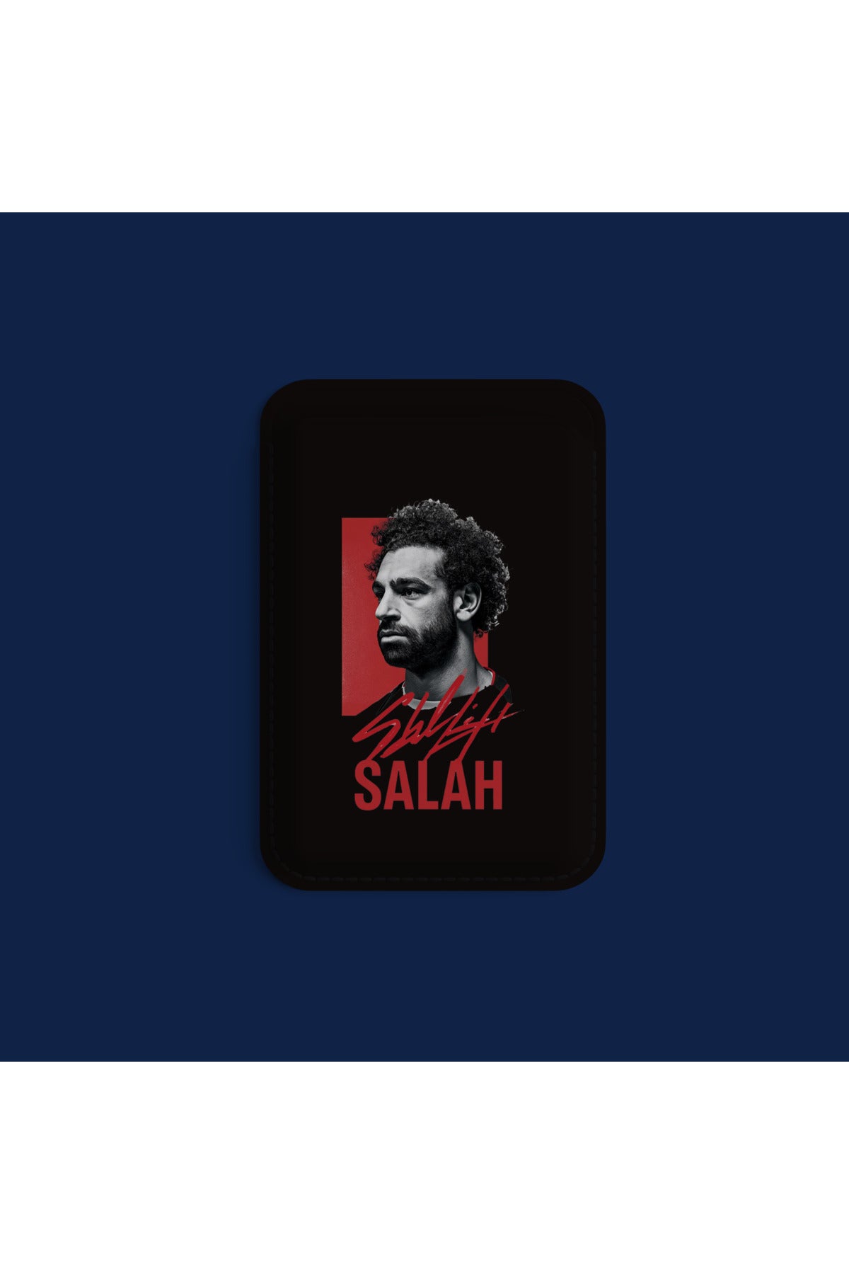Premium M.Salah Tasarım MagSafe Uyumlu Manyetik Telefon Kartlığı – Vegan Deri – İnce Tasarım