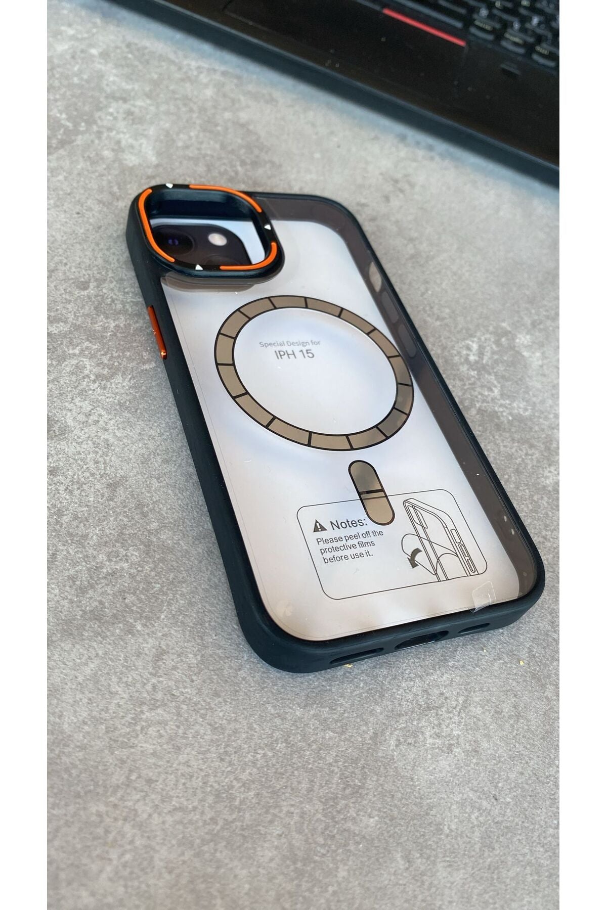 iPhone 15 Uyumlu MagSafe Şeffaf Kamera Korumalı Darbe Emici Silikon Telefon Kılıfı Lens Korumalı