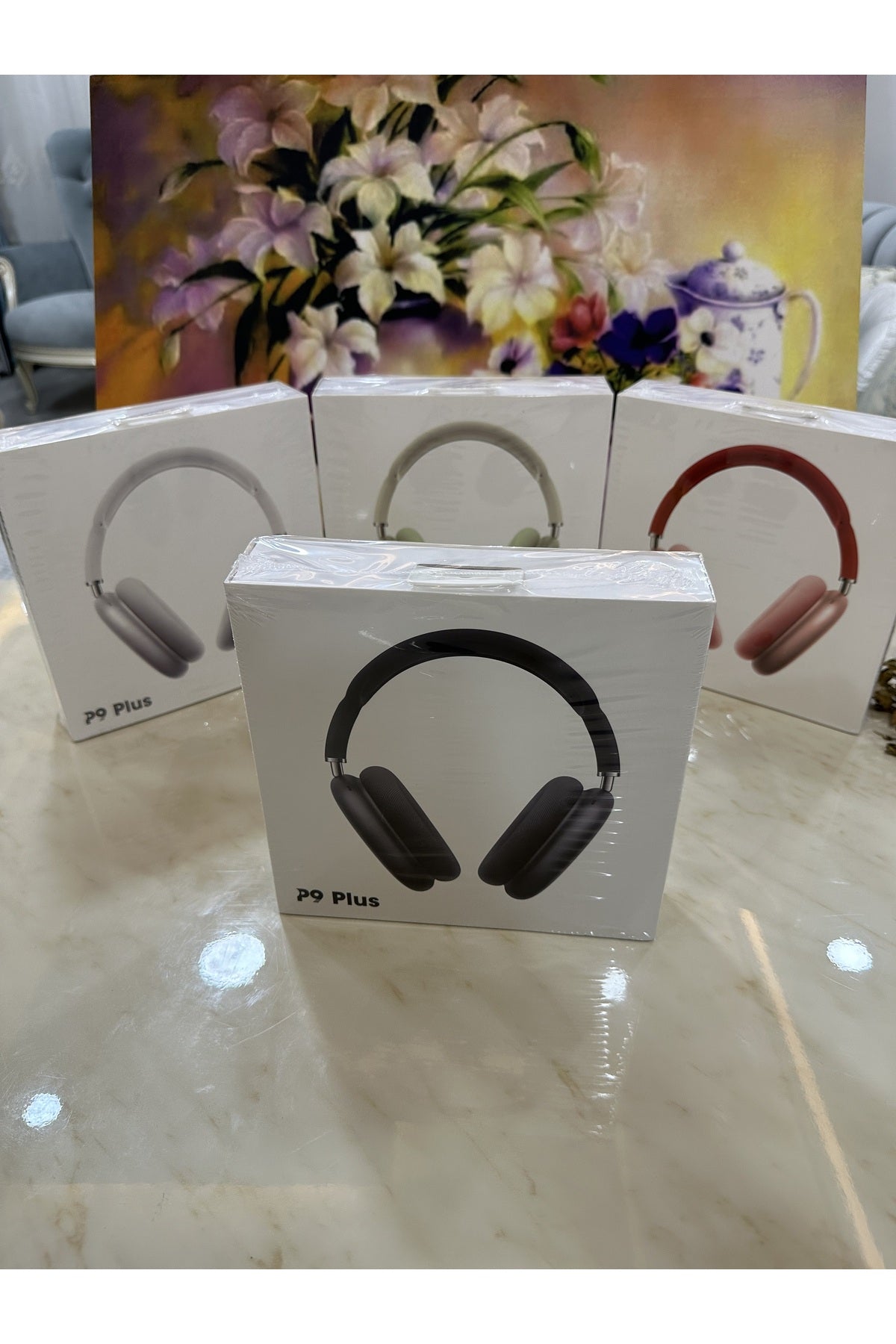 P9 Plus Kablosuz Bluetooth Kulaklık A Kalite, One Size