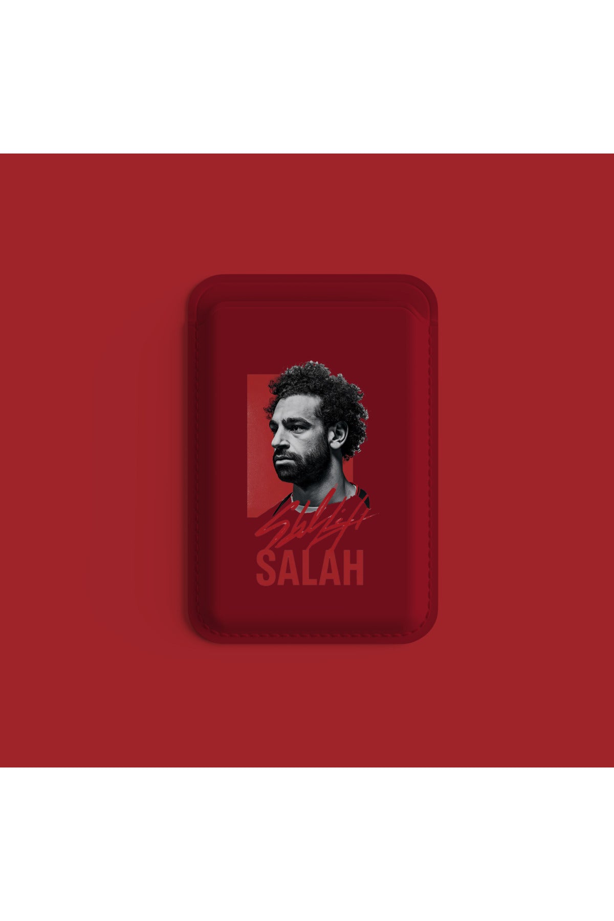 Premium M.Salah Tasarım MagSafe Uyumlu Manyetik Telefon Kartlığı – Vegan Deri – İnce Tasarım