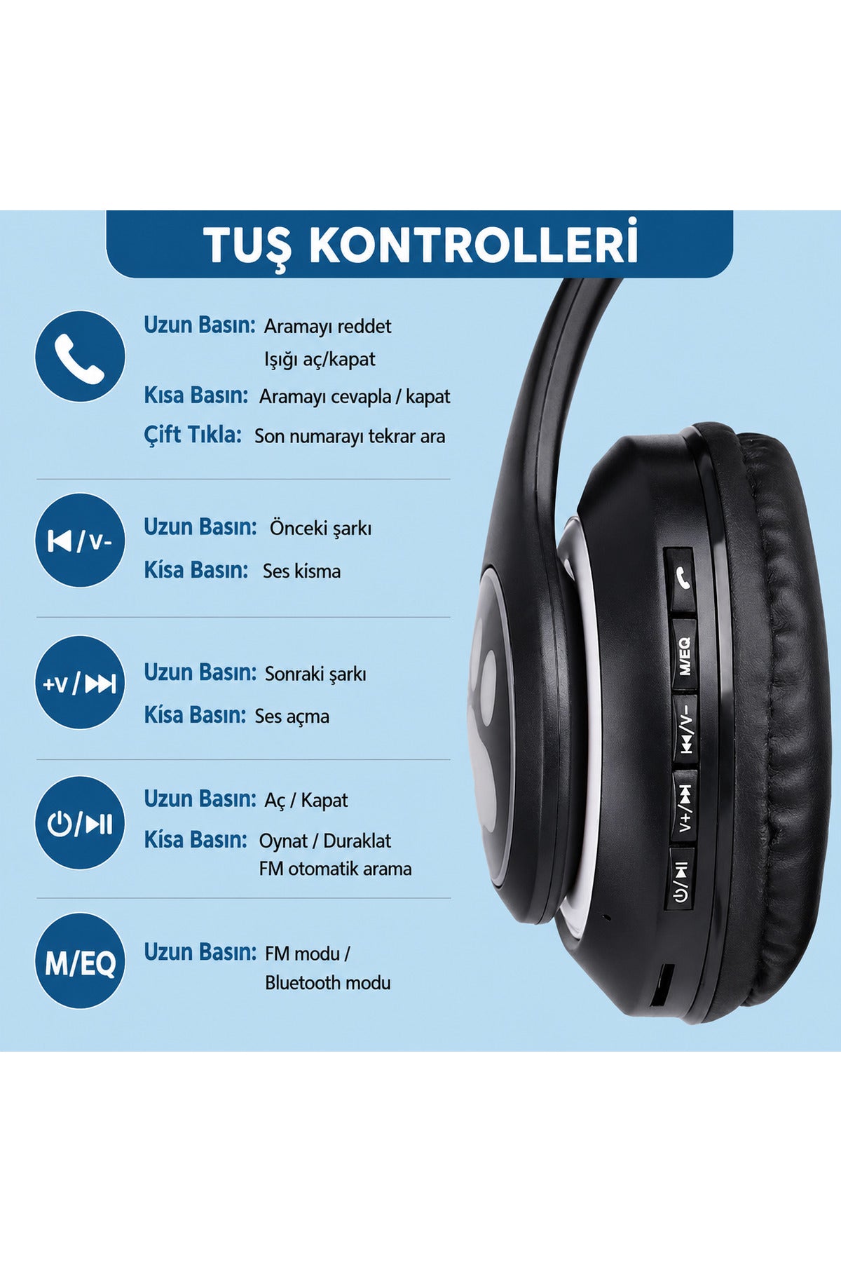STN-28 kedi kulaklıklar katlanabilir kart takmadan işık-up çocuklar kablosuz kulaklık