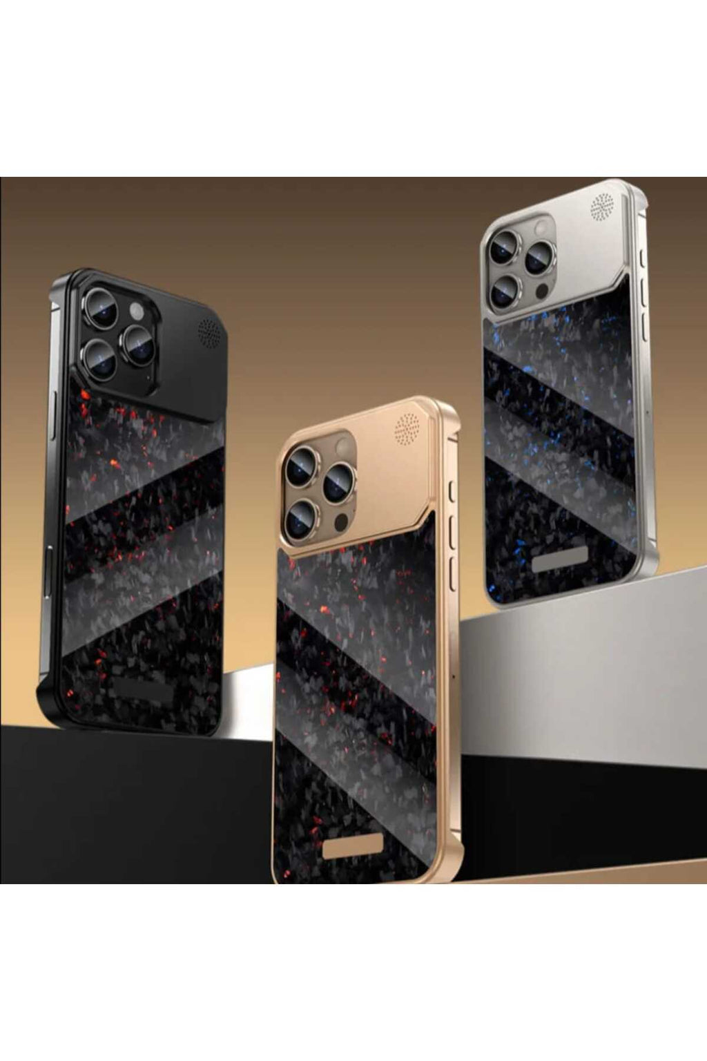 iPhone 16 Pro Uyumlu MagSafe Aromaterapi Telefon Kılıfı Kamera Korumalı Premium Metal Çerçeveli Darbe Emici Parfüm Hazneli