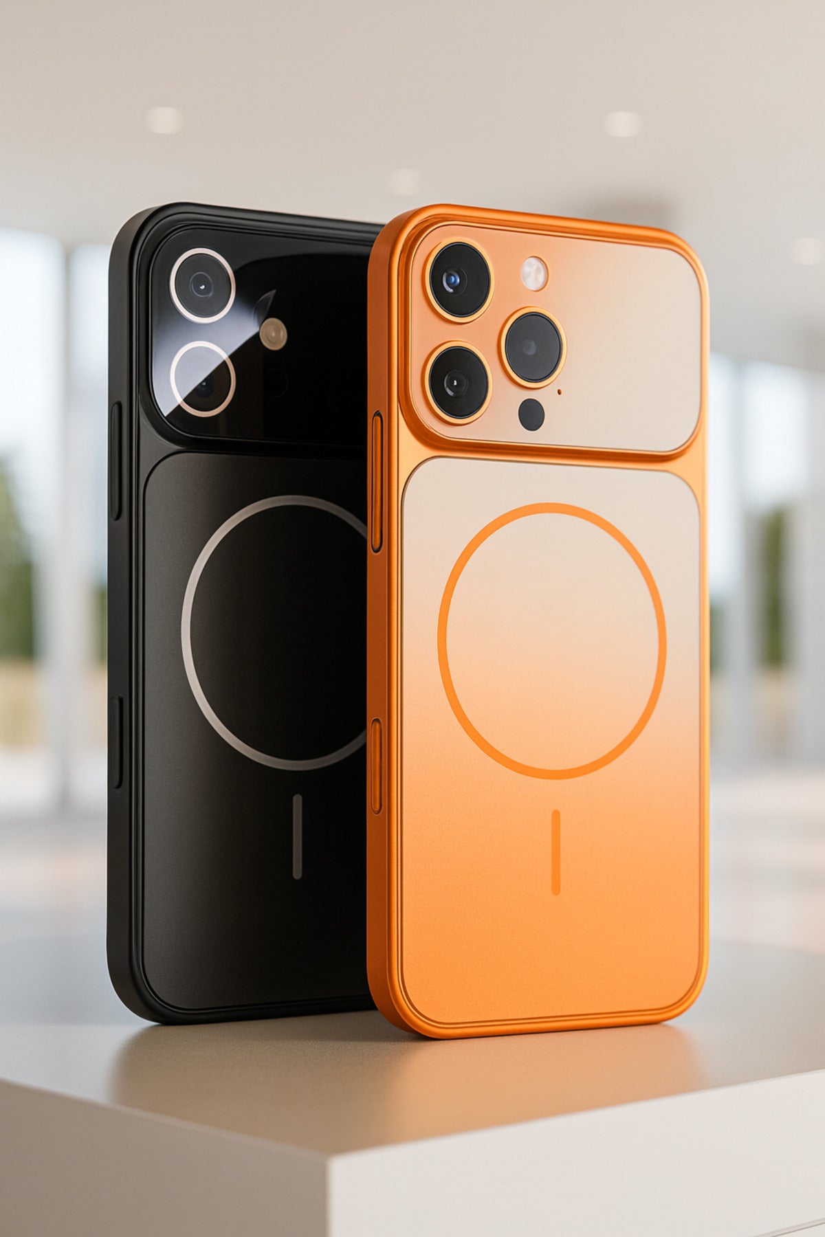 İPhone 17 Uyumlu Şık ve Tarz Lens Korumalı Popüler Kılıf...