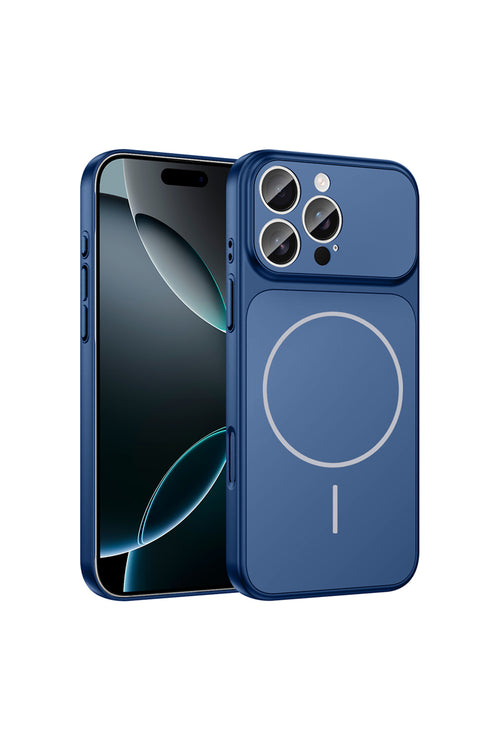 Apple iPhone 16 Pro Max için Uyumlu Kılıf M-Safe Şarj Özellikli Kamera Korumalı Formen Kapak