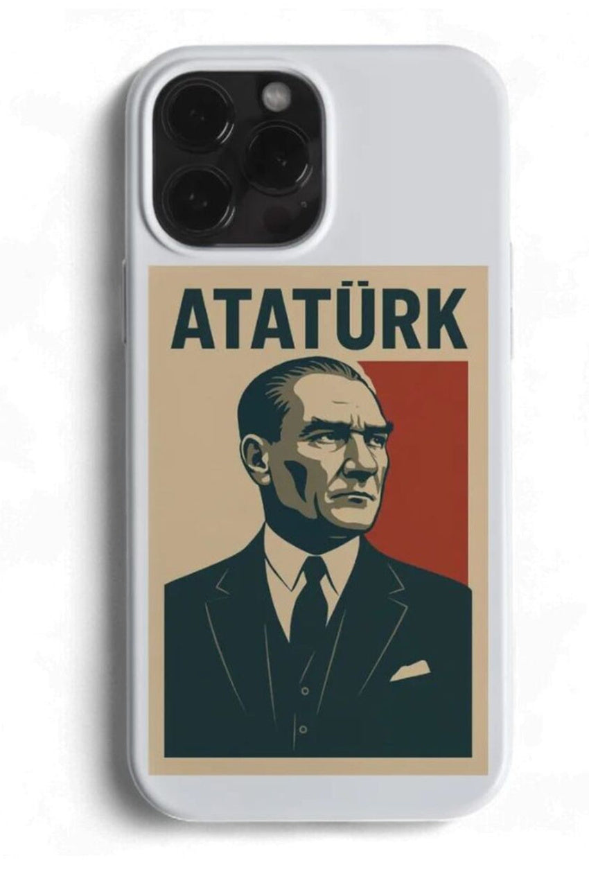 WOTOBEUS Atatürk Beyaz Retro Portre Tasarımlı Telefon Kılıfı — 850 × 1274, ortak kadraj