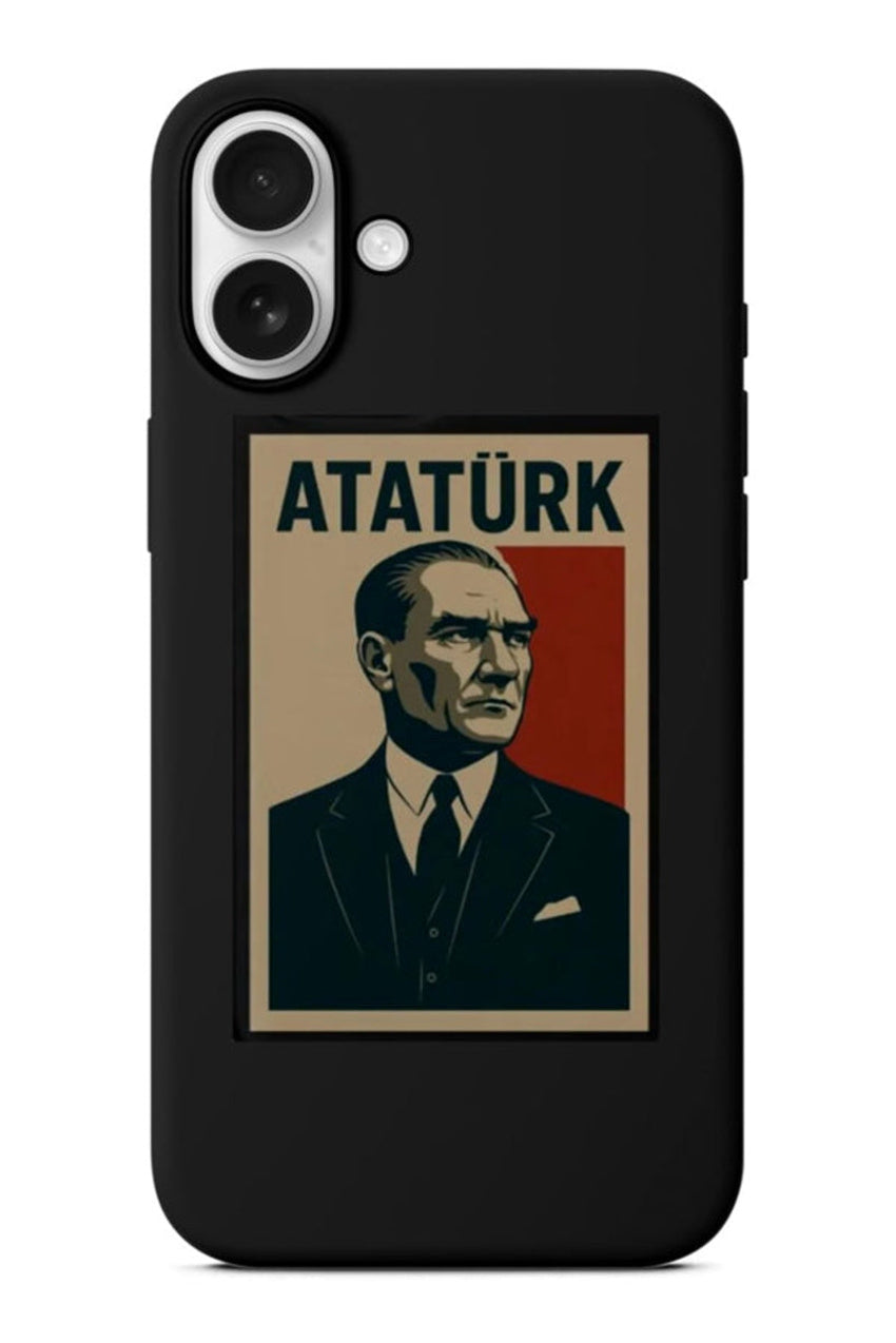 WOTOBEUS Atatürk Siyah Retro Portre Tasarımlı Telefon Kılıfı — 850 × 1274, ortak kadraj