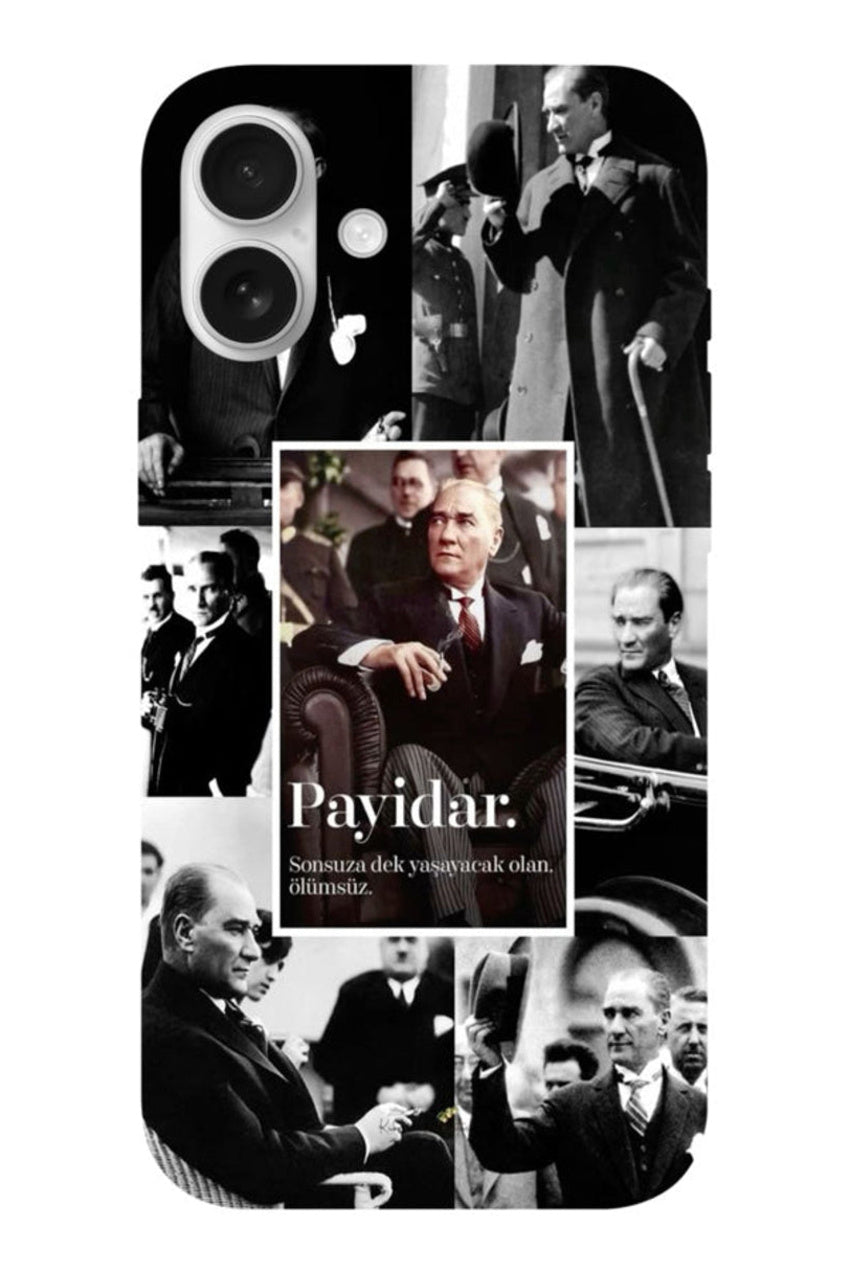 WOTOBEUS Atatürk Payidar Kolaj Tasarımlı Telefon Kılıfı — 850 × 1274, ortak kadraj