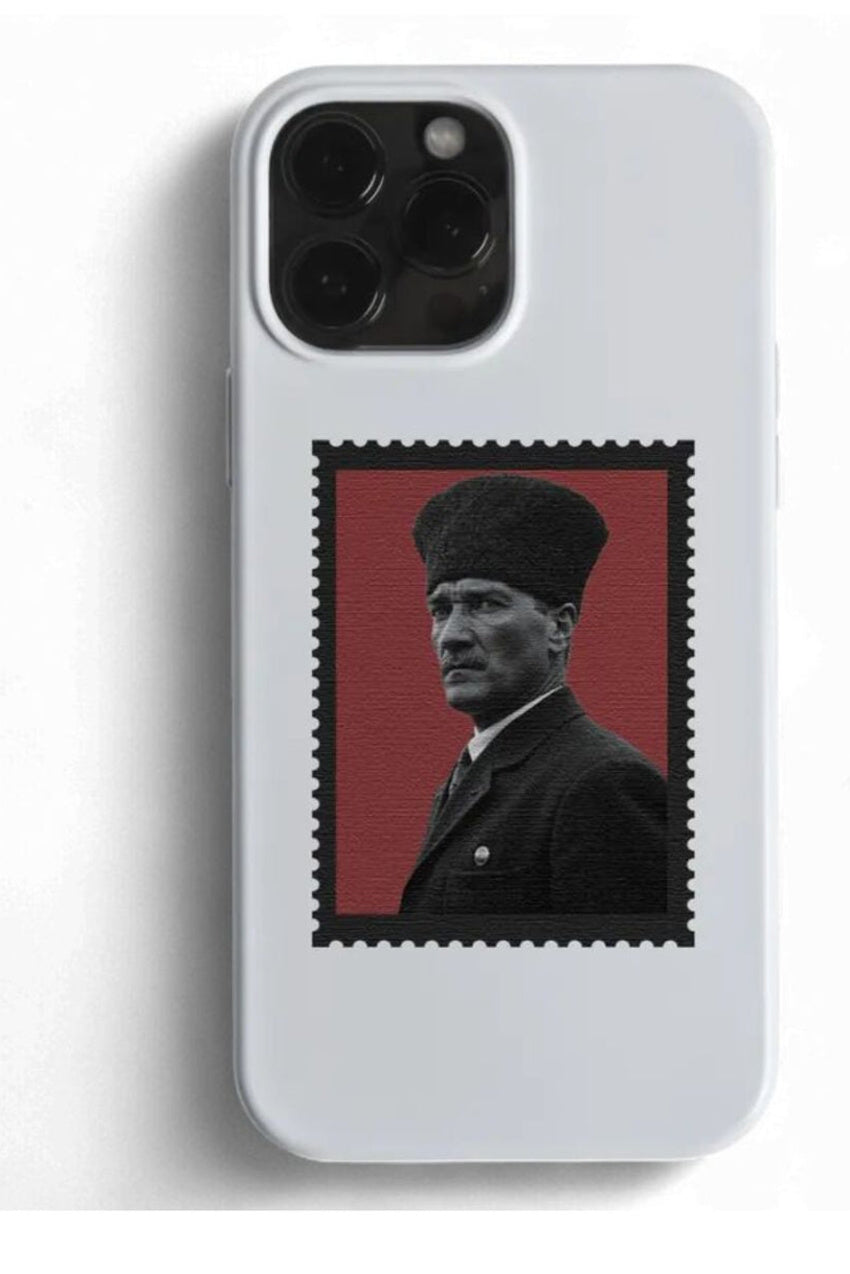 WOTOBEUS Atatürk Kırmızı Pul Tasarımlı Telefon Kılıfı — 850 × 1274, ortak kadraj