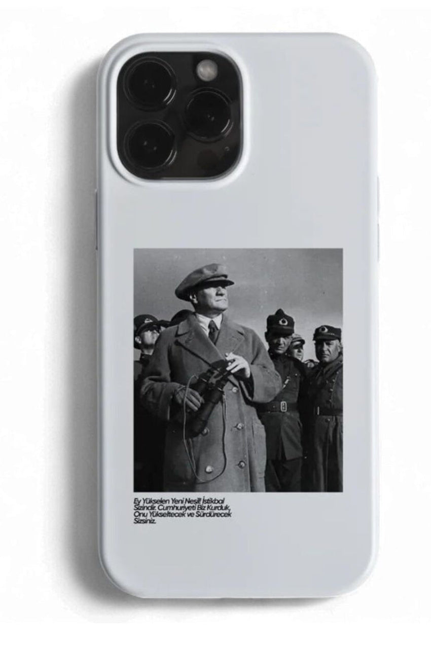 WOTOBEUS Atatürk Ey Yükselen Tasarımlı Telefon Kılıfı — 850 × 1274, ortak kadraj
