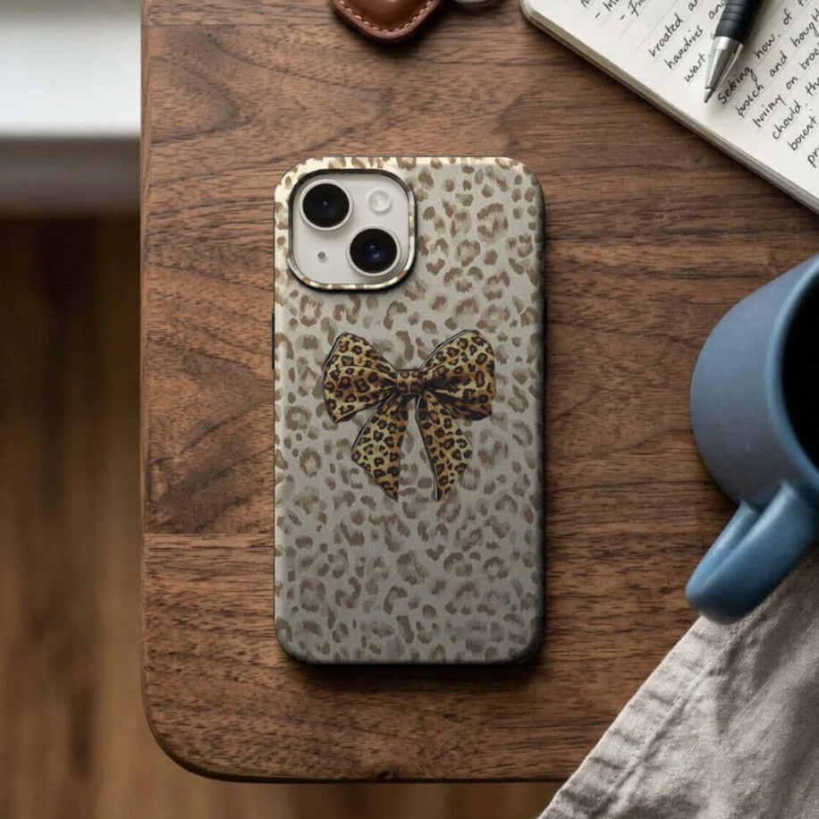 WOTOBEUS Leopar Fiyonk Tasarımlı Telefon Kılıfı