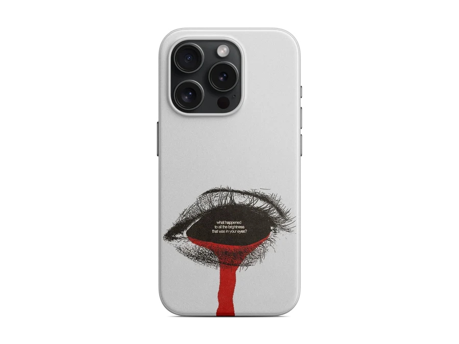 WOTOBEUS Kırmızı Gözyaşı Eyes Tasarımlı Telefon Kılıfı