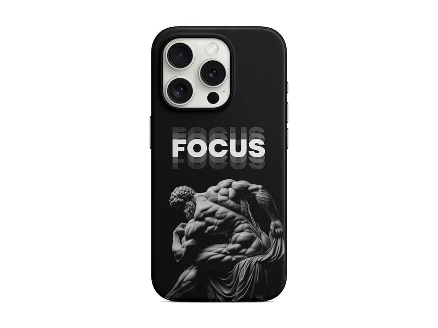 WOTOBEUS Siyah Focus Heykel Tasarımlı Telefon Kılıfı