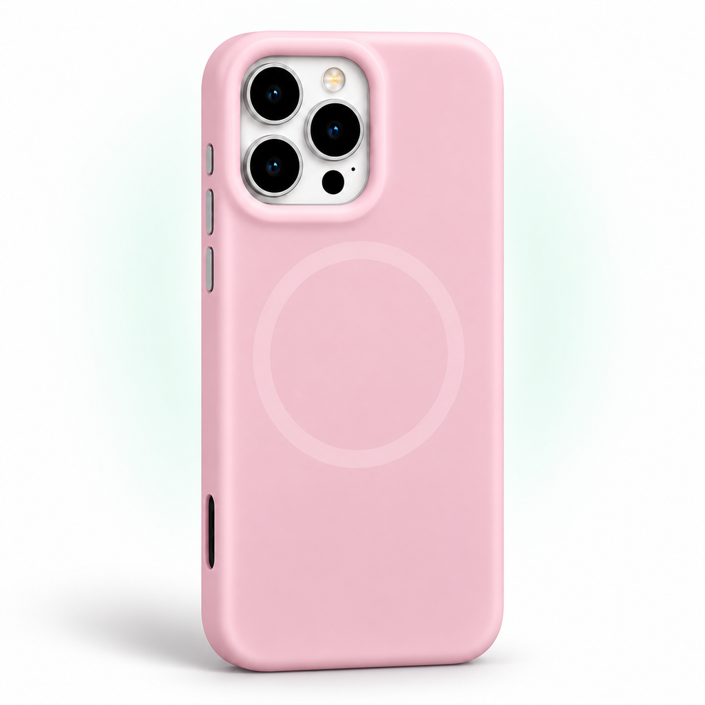 iPhone 16 Pro Max Uyumlu Leke Çizilme Yapmaz Magsafe Silikon Kılıf Soft Touch Kadife İç Yüzey Kamera Korumalı Darbe Emici Premium Kapak — stüdyo ürün görseli