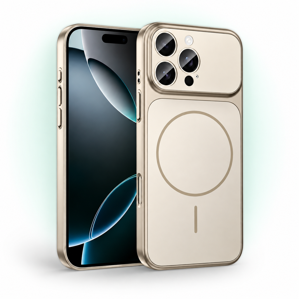 iPhone 15 Pro Max Uyumlu 17 Pro Max Görünümlü Dönüşüm Kılıfı | Magsafe Özellikli Premium Kapak — stüdyo ürün görseli