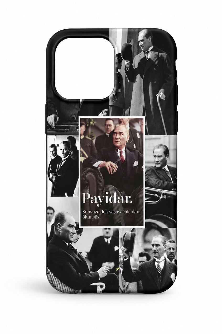 WOTOBEUS 10 Kasım Atatürk Desenli İçi Kadife Premium Kalite Lansman Telefon Kılıf — beyaz stüdyo fonu, 850 × 1274