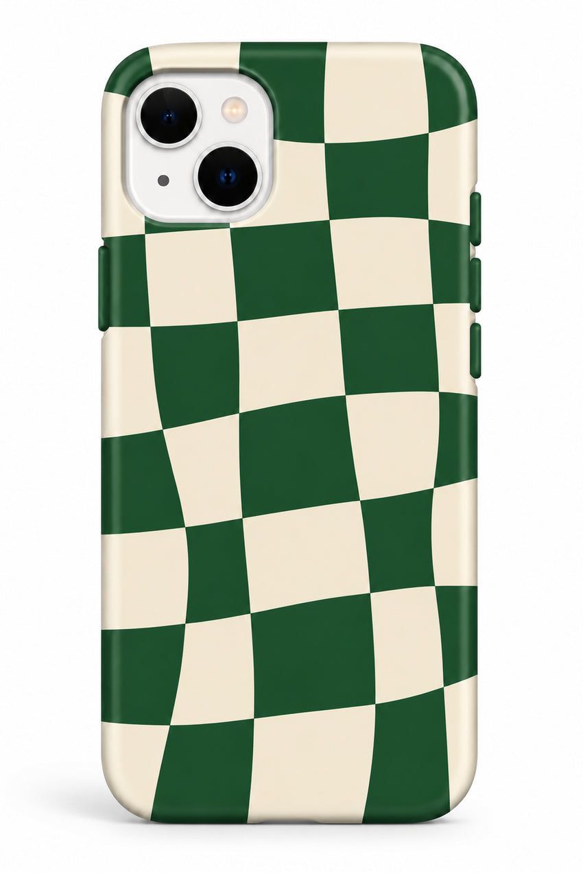WOTOBEUS Kare Desenli İçi Kadife Lansman Telefon Kılıfı — beyaz stüdyo fonu, 850 × 1274