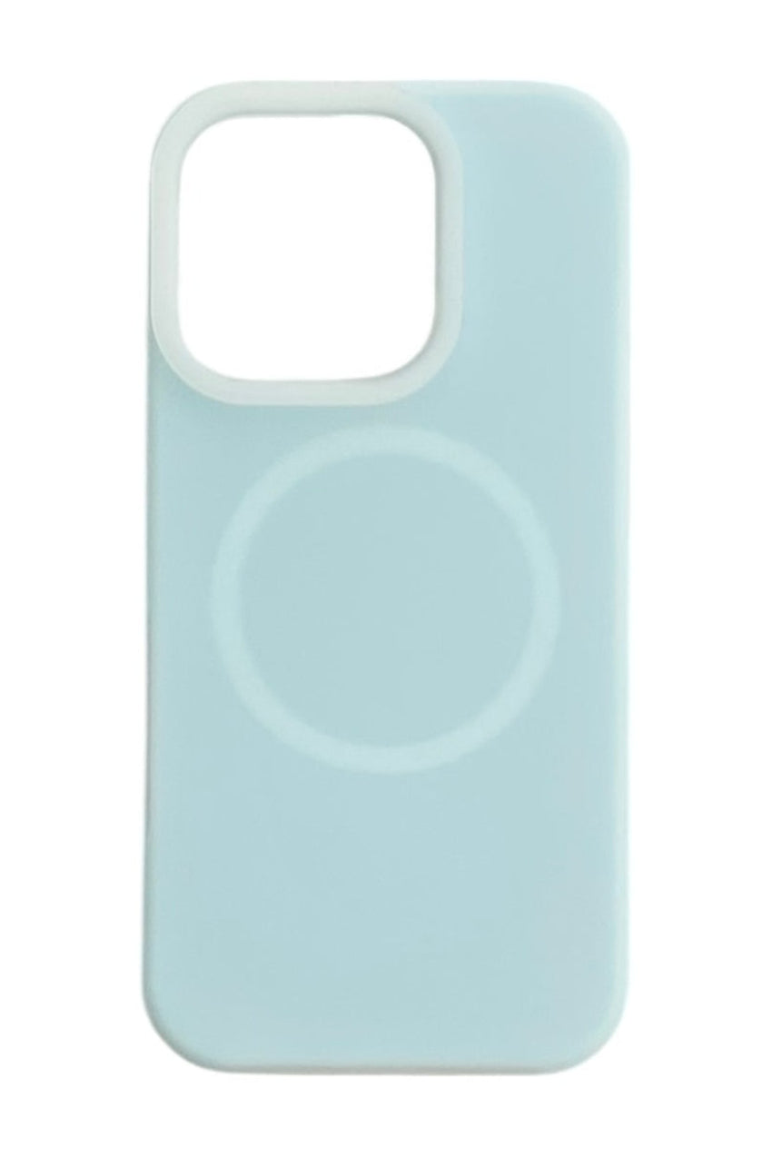 WOTOBEUS Magsafe Özellikli Pastel Renkli Silikon Telefon Kılıfı — beyaz stüdyo fonu, 850 × 1274