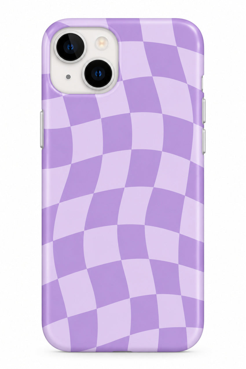 WOTOBEUS Kare Desenli İçi Kadife Lansman Telefon Kılıfı — beyaz stüdyo fonu, 850 × 1274