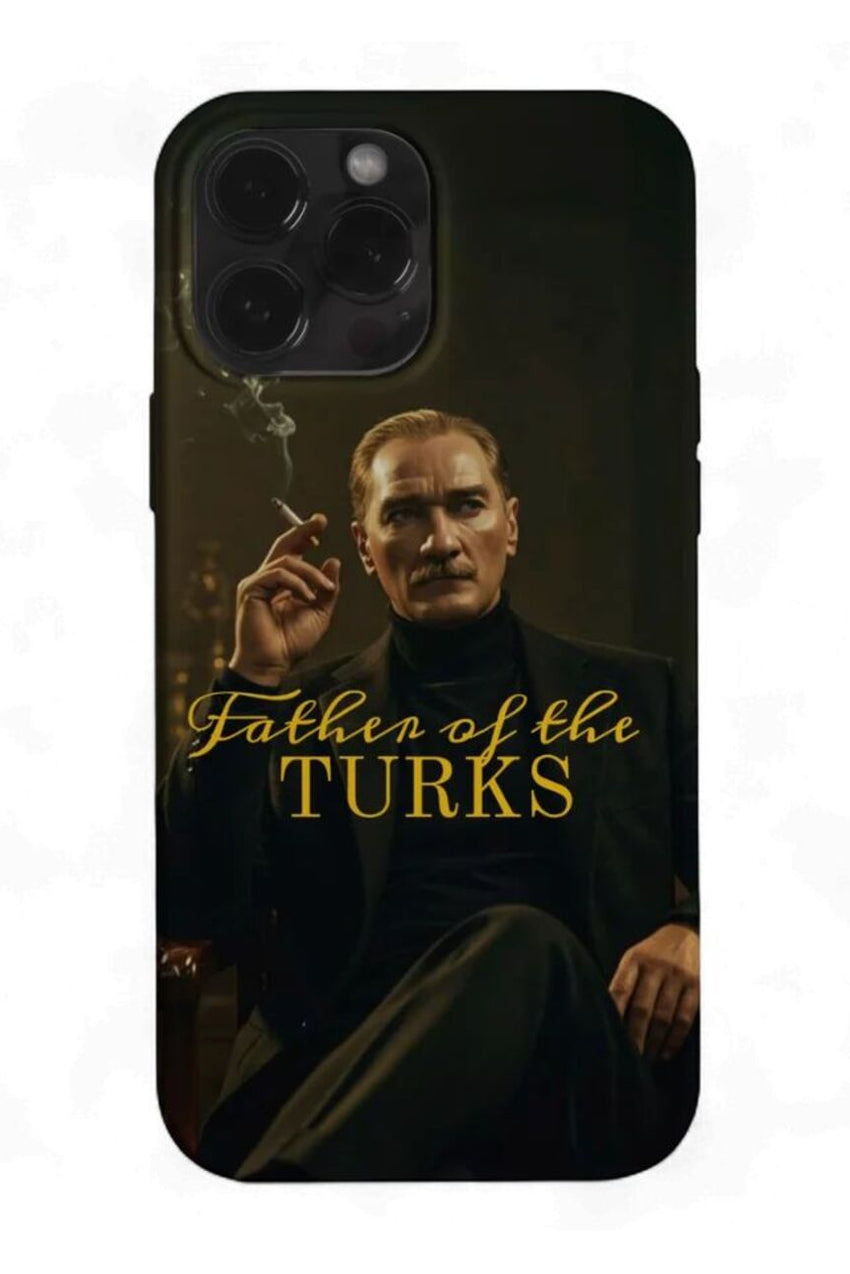 WOTOBEUS 10 Kasım Atatürk Desenli İçi Kadife Premium Kalite Lansman Telefon Kılıf — beyaz stüdyo fonu, 850 × 1274