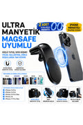WOTOBEUS Manyetik Güçlü Mıknatıslı Izgara Tipi Mandallı Araç Içi Telefon Tutucu — beyaz stüdyo fonu, 850 × 1274