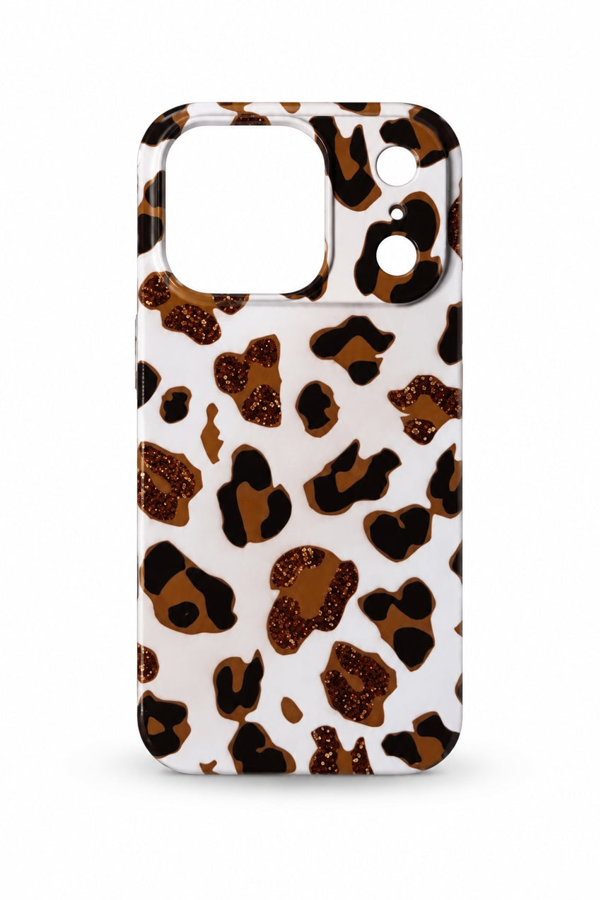 WOTOBEUS Sim Kabartma Leopar Özel Tasarım İçi Kadife Premium Lansman Telefon Kılıfı — beyaz stüdyo fonu, 850 × 1274