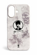 WOTOBEUS Atatürk Desenli İçi Kadife Premium Kalite Lansman Telefon Kılıfı — beyaz stüdyo fonu, 850 × 1274
