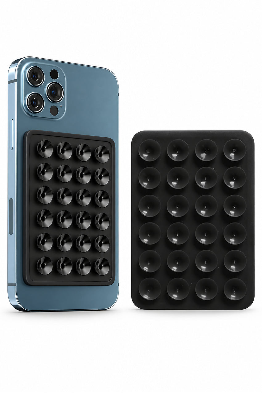 WOTOBEUS Silikon Vantuzlu Telefon Tutacağı 24 Vantuzlu — beyaz stüdyo fonu, 850 × 1274
