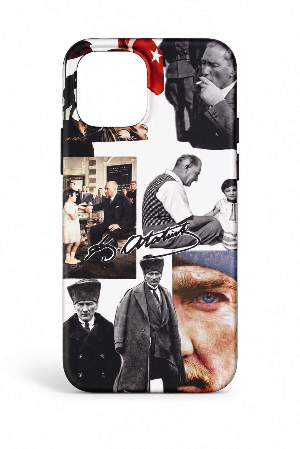 WOTOBEUS Atatürk Anı Premium İçi Kadife Lansman Telefon Kılıfı — stüdyo ürün görseli