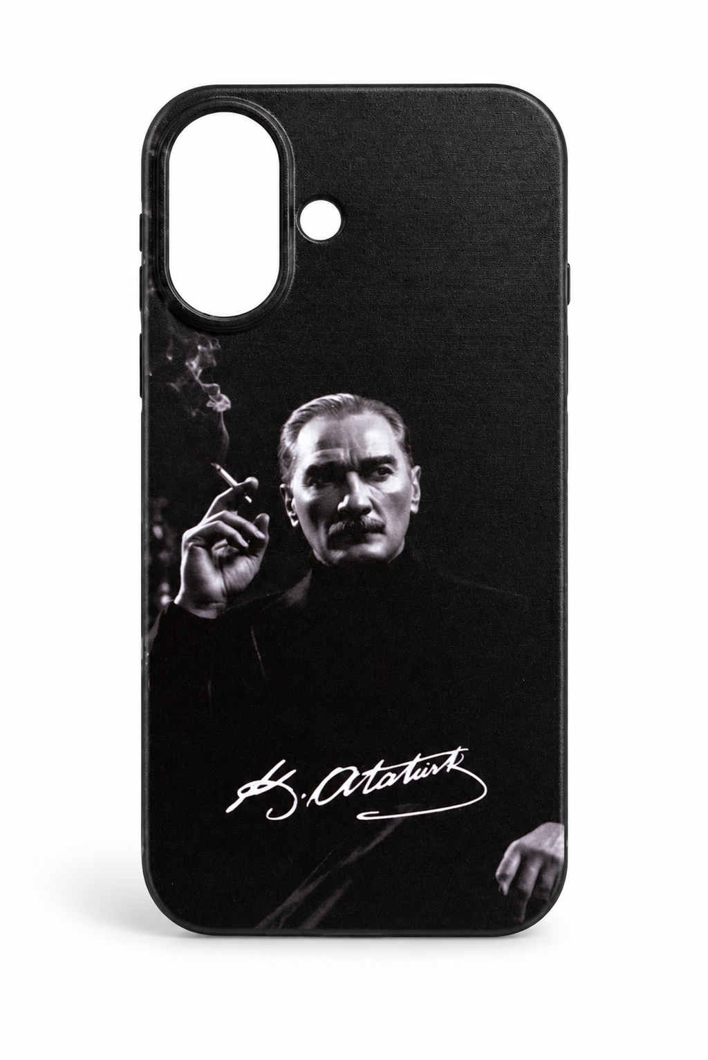 WOTOBEUS Atatürk Desenli İçi Kadife Premium Kalite Lansman Telefon Kılıfı — stüdyo ürün görseli